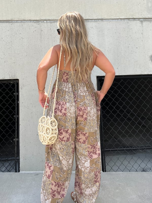 Boho Balloon Pant Jumpsuit