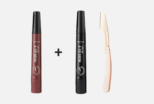 🎁Buy 1 Get 1 Free🔥Waterproof Four-tip Beard and Eyebrow Pen✨