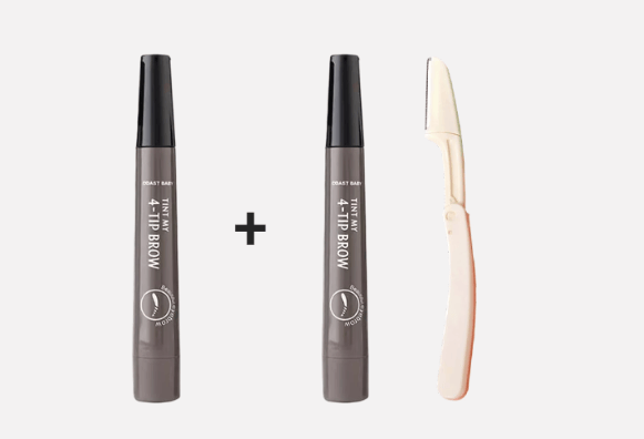 🎁Buy 1 Get 1 Free🔥Waterproof Four-tip Beard and Eyebrow Pen✨