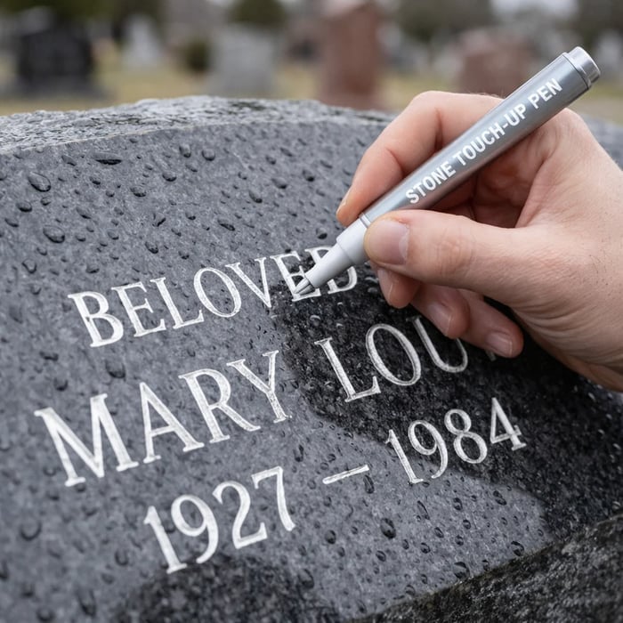🪦Golden Tombstone Marker Pen for Restoring Faded Grave Inscriptions