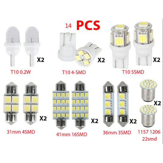 Diamond-White Full-Cabin LED Conversion Kit for Advanced Interior Lighting