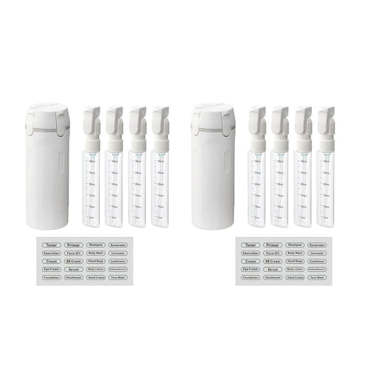 4-in-1 Leakproof Rotatable Travel Dispenser Set