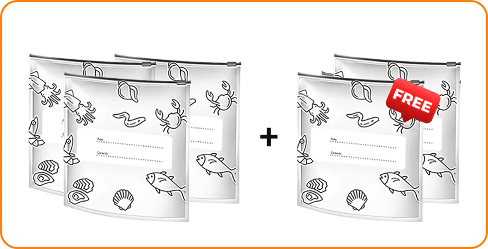 🍗Buy 2 Get 1 Free 🥦Reusable Aluminum Foil Sealable Storage Bags