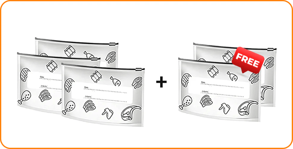 🍗Buy 2 Get 1 Free 🥦Reusable Aluminum Foil Sealable Storage Bags