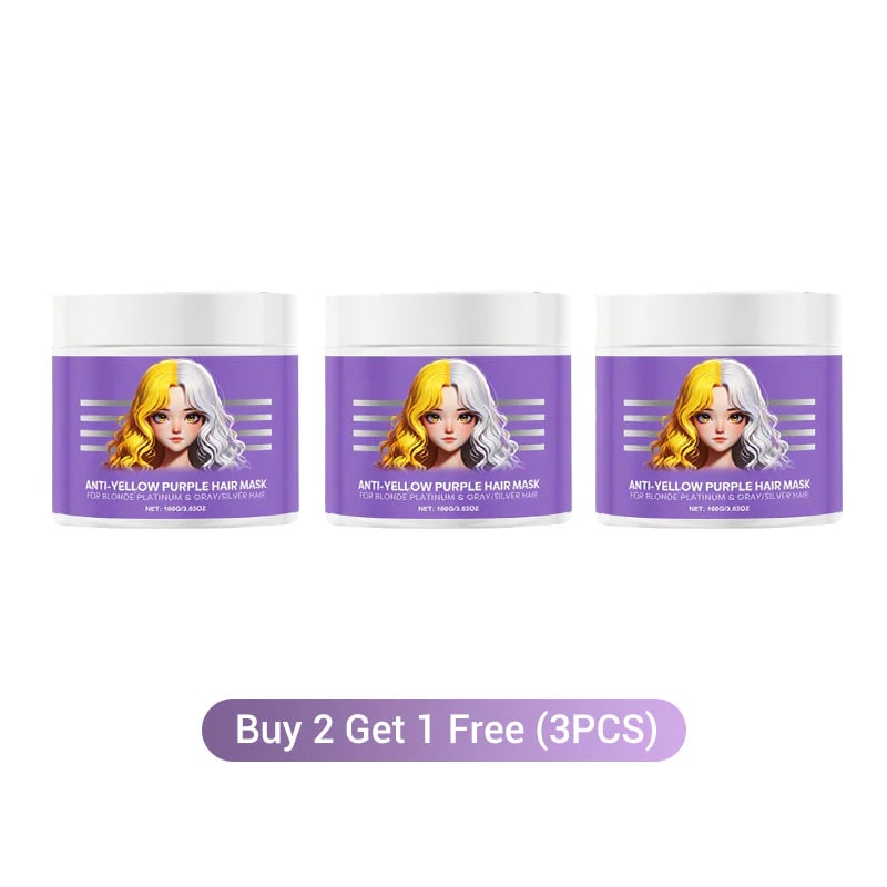 Anti-Yellowing Purple Hair Mask 💜 Say goodbye to Red Highlights! 💜