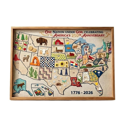 Wooden USA Map Puzzle