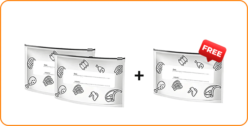 🍗Buy 2 Get 1 Free 🥦Reusable Aluminum Foil Sealable Storage Bags
