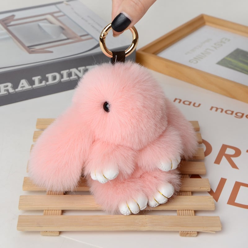💕🐰 Handmade Soft Bunny PomPom Charms（🎁Boxed Edition）