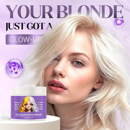 Anti-Yellowing Purple Hair Mask 💜 Say goodbye to Red Highlights! 💜