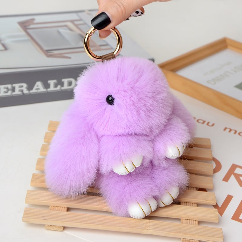 💕🐰 Handmade Soft Bunny PomPom Charms（🎁Boxed Edition）