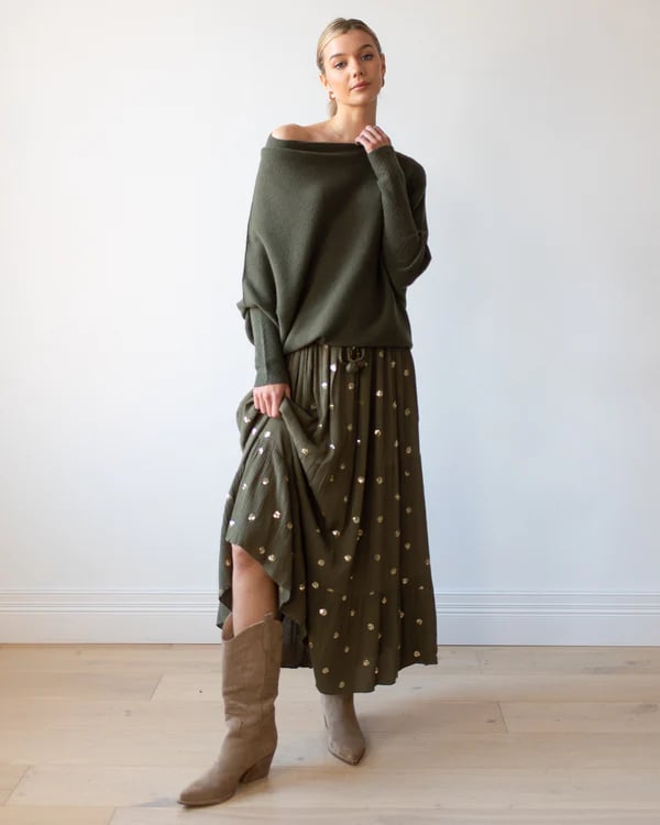 ✨Asymmetric Draped Jumper