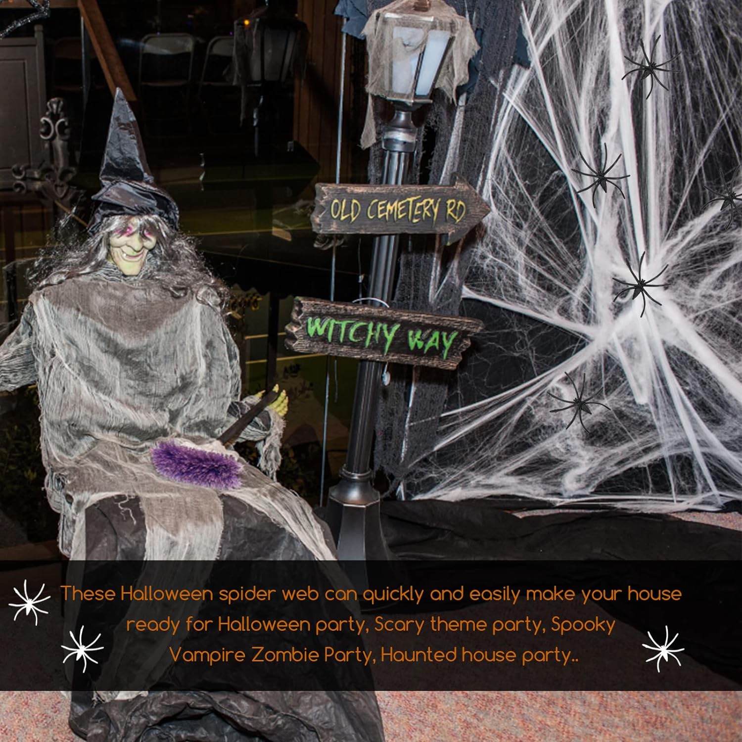 halloween spider web