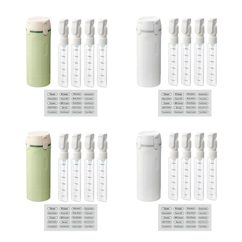 🎁4-in-1 Leakproof Rotatable Travel Dispenser Set