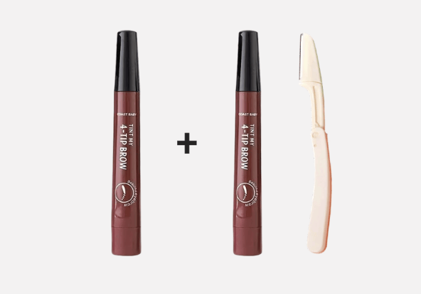 🎁Buy 1 Get 1 Free🔥Waterproof Four-tip Beard and Eyebrow Pen✨