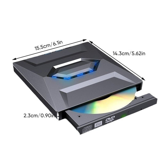 💻💻7-in-1 External USB DVD Drive & Blu-ray Player