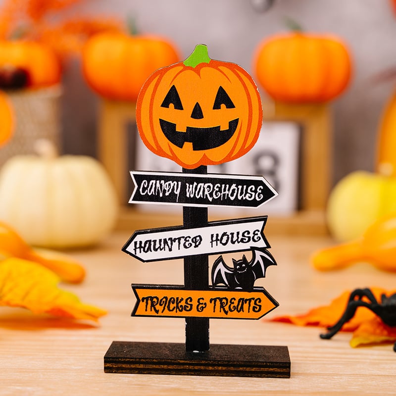 Halloween wooden ornaments