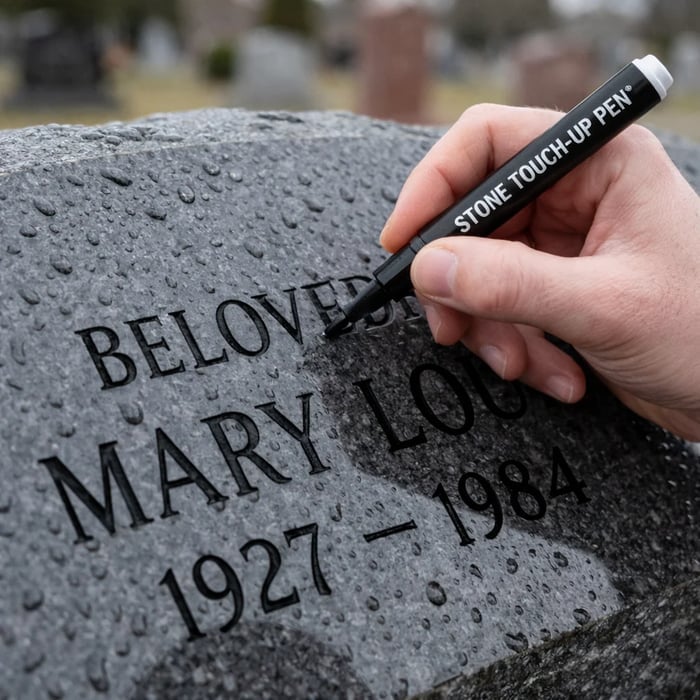 🪦Golden Tombstone Marker Pen for Restoring Faded Grave Inscriptions