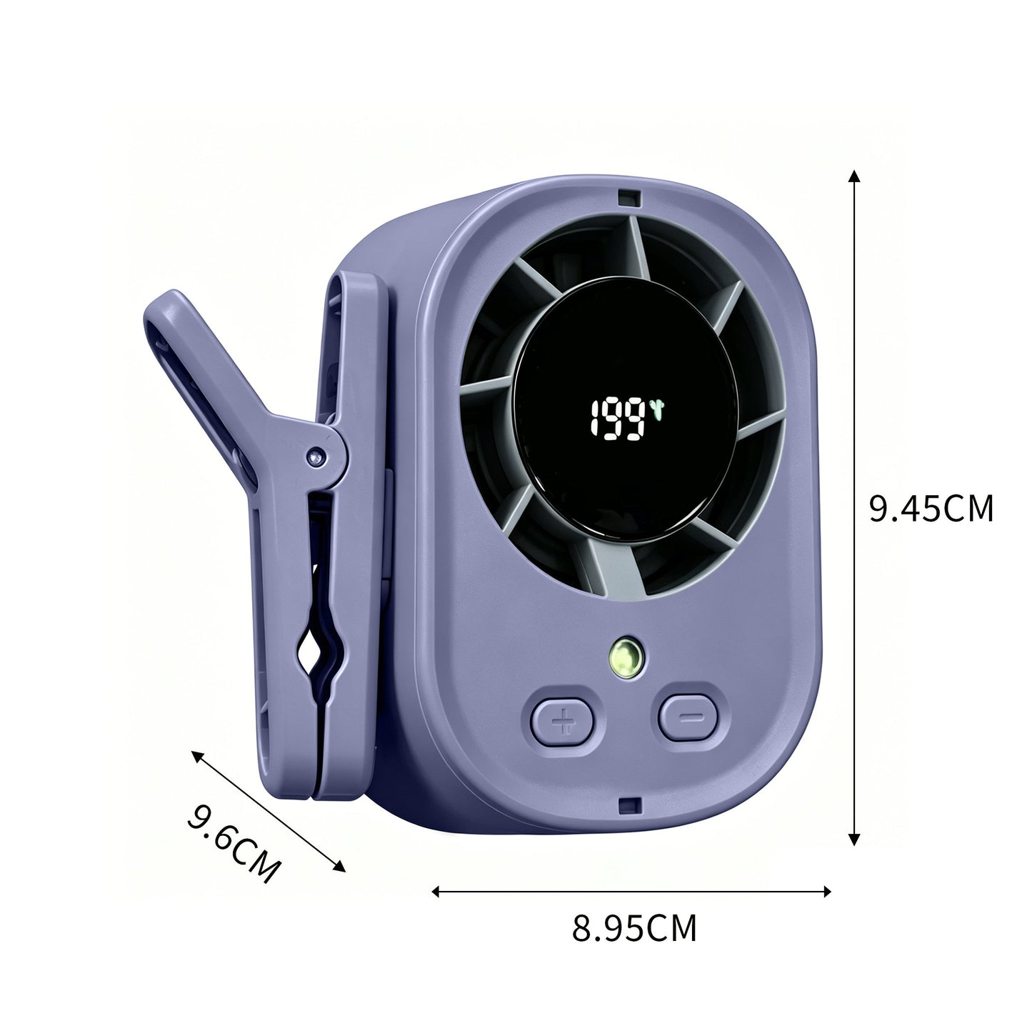 Portable Ice-Cooling Clip Fan