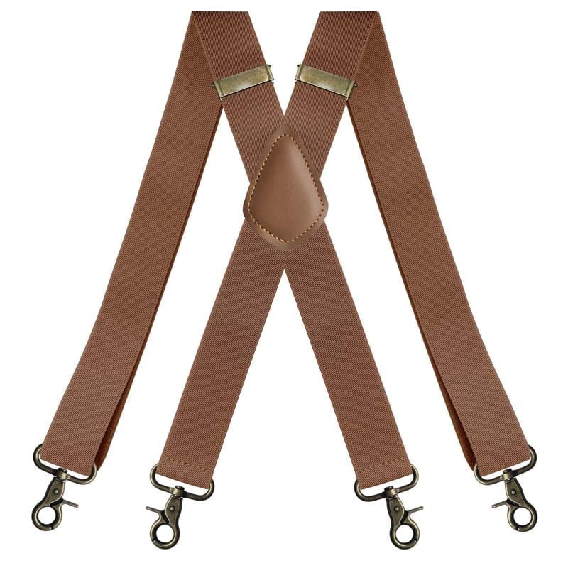 📏 Adjustable Work Suspenders | Classic X-Back Support