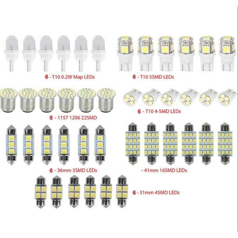 Diamond-White Full-Cabin LED Conversion Kit for Advanced Interior Lighting