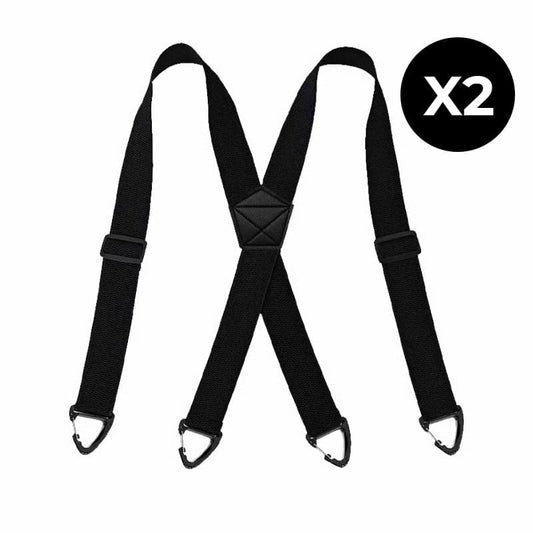 👖 Comfortable 4-Clip Braces Mens Daily Work Suspenders