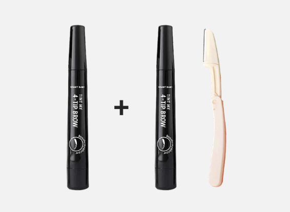 🎁Buy 1 Get 1 Free🔥Waterproof Four-tip Beard and Eyebrow Pen✨