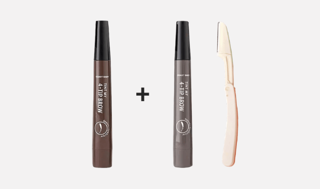 🎁Buy 1 Get 1 Free🔥Waterproof Four-tip Beard and Eyebrow Pen✨