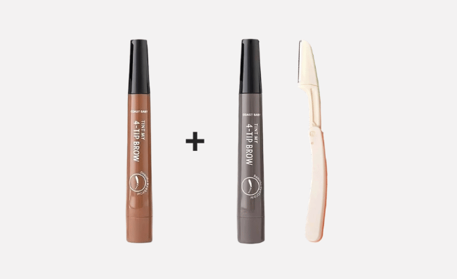 🎁Buy 1 Get 1 Free🔥Waterproof Four-tip Beard and Eyebrow Pen✨