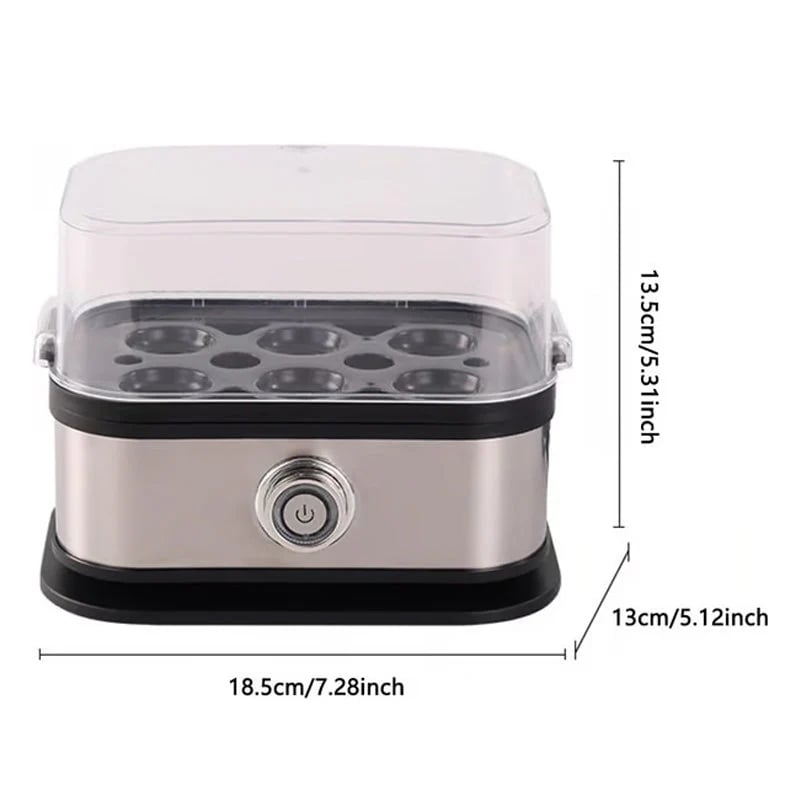 🎉2026 HOT SALE 50% OFF🎉Multifunctional Egg Steamer with Clear Lid
