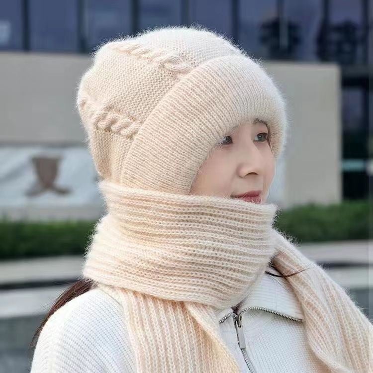 🎄Winter Versatile Knitted Hooded Scarf for Women