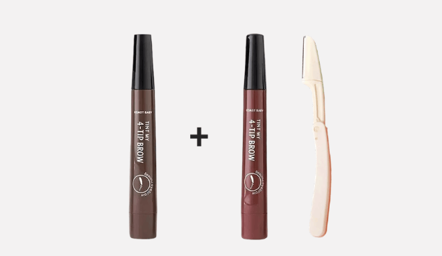 🎁Buy 1 Get 1 Free🔥Waterproof Four-tip Beard and Eyebrow Pen✨
